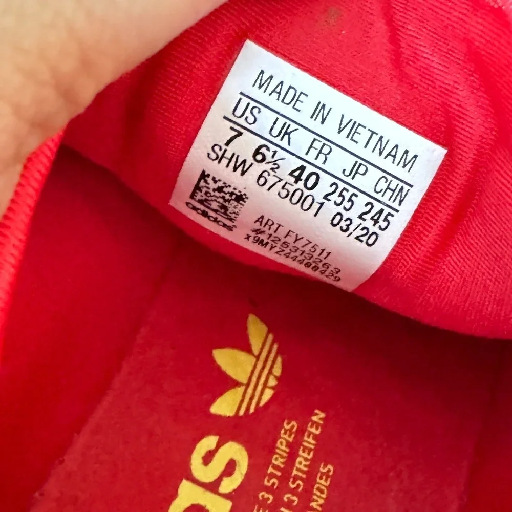 Adidas Sneakers Mens 7 NMD R1 Beijing Running Athletic Comfort Shoes Red Yellow